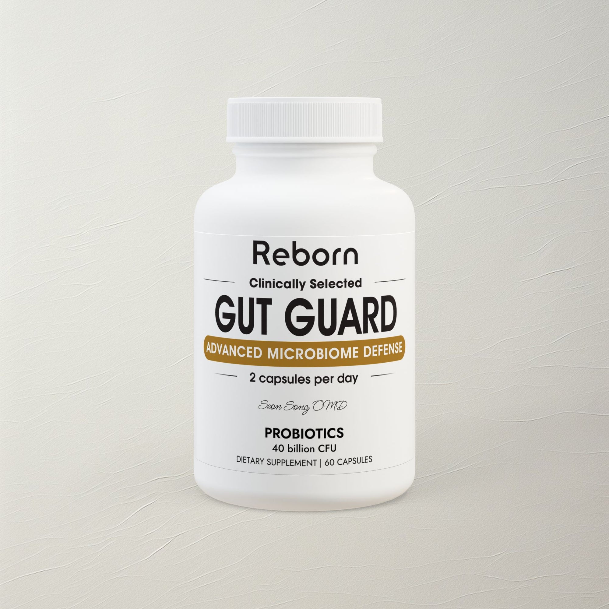 Dr. Sean Gut Guard Pro 40 Billion CFU Probiotics with MAKTREK Technology