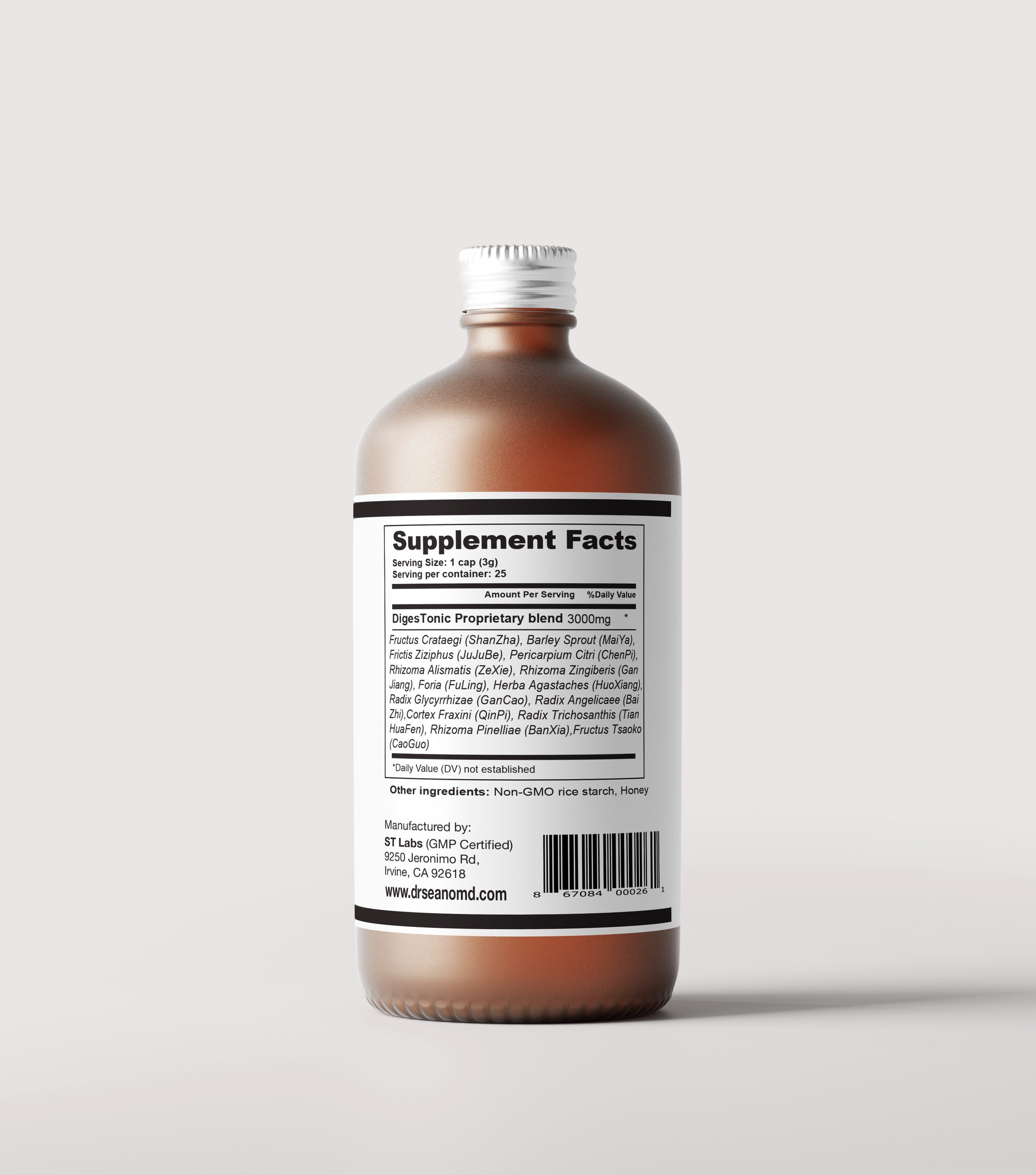 Natural Gut Health Formula for Stomach Comfort by Dr. Sean