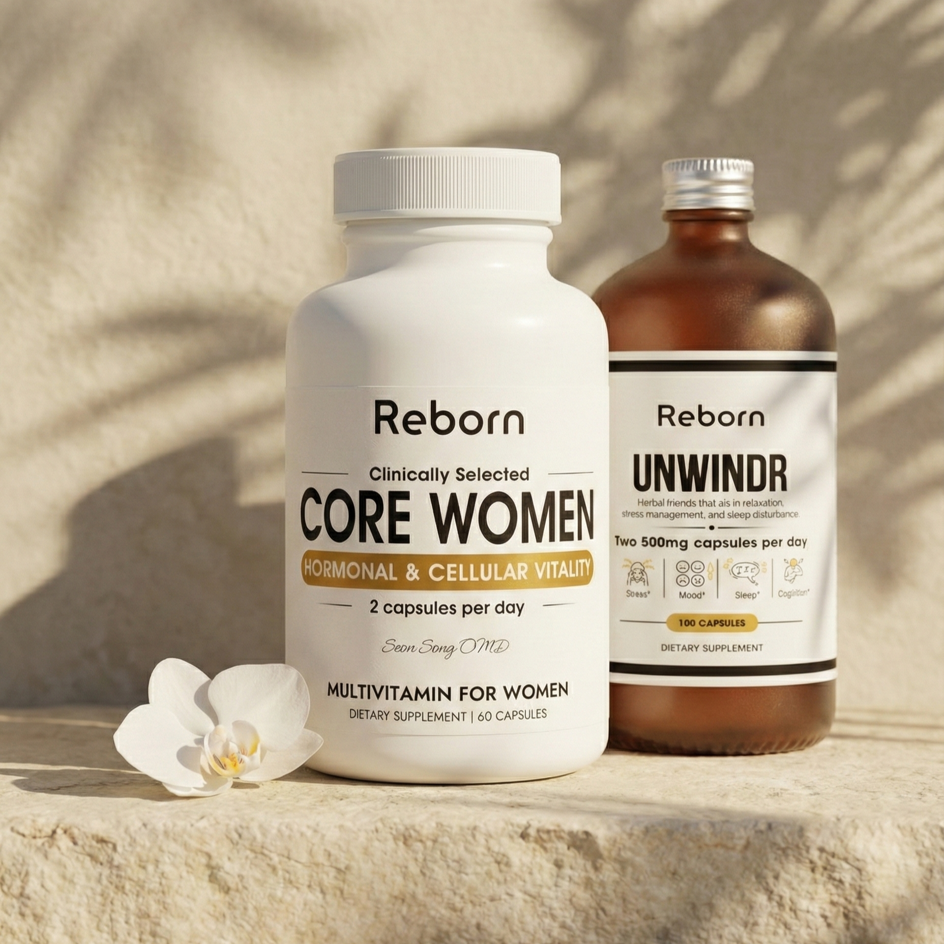 Dr. Sean Inner Balance Bundle for Women's Hormone Health and Daily Vitality with Everywoman Supplement